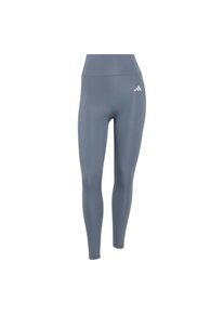 adidas Performance, Femmes Pantalon de sport 'Optime Power Essentials', bleu fum&eacute; / blanc
