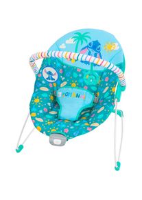 Bright Starts, Babywippe &raquo;Stitch Ohana Paradise Vibrating Bouncer&laquo;, blaugr&uuml;n, Einheitsgr&ouml;&szlig;e, Babywippe