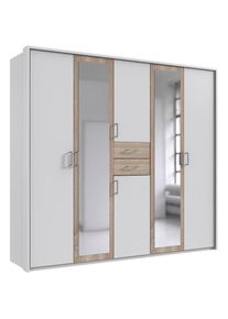wimex Armoires &agrave; v&ecirc;tements &raquo;Diver Dreht&uuml;renschrank mit Spiegel, in der Breite: 225cm&laquo; armoire de chambre bestseller avec 3 am&eacute;nagements int&eacute;rieurs au 