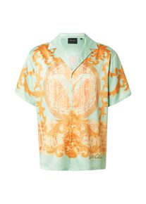 Carlo Colucci Hemd Herren Gr&ouml;&szlig;e L oliv / pastellgr&uuml;n / orange / rot