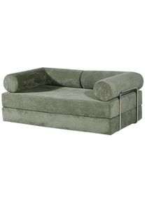 P & B Schlafsofa , Gr&uuml;n , Textil , 180x70x100 cm , Bsci , Wohnzimmer, Sofas & Couches, Schlafsofas