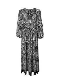 monari Kleid Damen Gr&ouml;&szlig;e 38 schwarz / wei&szlig; Sommerkleid