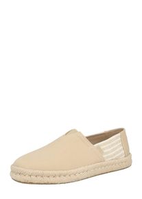Toms Shoes TOMS, Hommes Espadrilles, beige / blanc