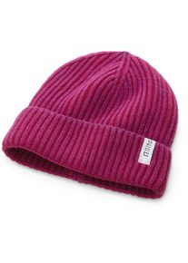 Rif&ograve; Rippenstrickm&uuml;tze Kaschmir Pink-Rot