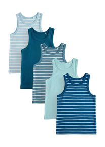 next, Gar&ccedil;ons Maillot de corps, bleu cobalt / azur / opal / blanc