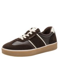 Tamaris Sneaker Damen Gr&ouml;&szlig;e 36 dunkelbraun / wei&szlig; Sommerschuhe