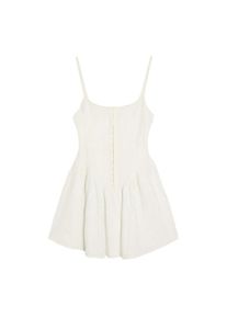 Bershka, Femmes Robe, blanc