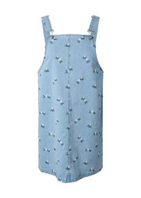 Pieces Latzrock 'PCFlora' Damen Gr&ouml;&szlig;e XS blue denim / hellgelb / hellgr&uuml;n / wei&szlig;