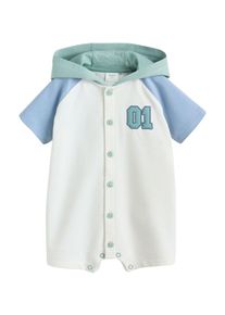 next, Gar&ccedil;ons Barboteuse / body, bleu clair / vert clair / blanc
