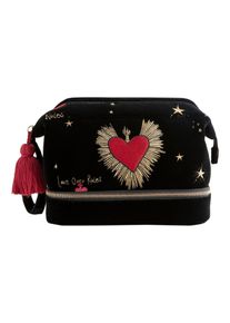 Rockett St George Kulturtasche Damen Gr&ouml;&szlig;e One Size hellbeige / rot / schwarz