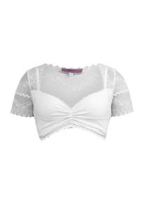 Marjo, Femmes Blouse folklorique 'Bodenkirchen', blanc cass&eacute;