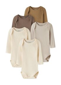 name it, Gar&ccedil;ons Barboteuse / body, cr&egrave;me / mastic / chocolat / umbra