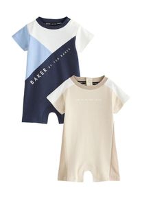 Baker by Ted Baker, Gar&ccedil;ons Barboteuse / body, beige clair / bleu marine / bleu clair / blanc