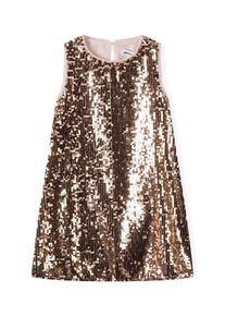 MINOTI, Filles Robe, bronze / rose clair