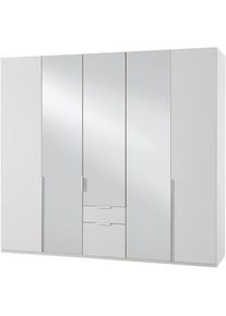 wimex, Kleiderschrank &raquo;New York&laquo; mit Spiegelt&uuml;r, wei&szlig;, spiegel, B/H/T: 225 cm x 208 cm x 58 cm