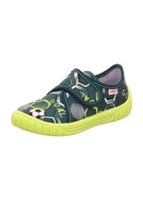 Superfit Hausschuh 'BILL' Jungen Gr&ouml;&szlig;e 30 gr&uuml;n / apfel / schwarz / wei&szlig;