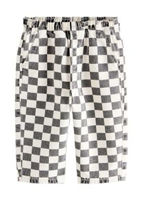 next Hose Jungen Gr&ouml;&szlig;e 122 black denim / wei&szlig;