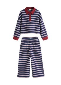 next Set M&auml;dchen Gr&ouml;&szlig;e 104 navy / dunkelrot / wei&szlig;