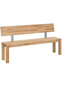 P & B Sitzbank , Kernbuche , Holz , Kernbuche , massiv , 140x84x40 cm , mit R&uuml;ckenlehne, In verschiedenen Gr&ouml;ssen erh&auml;ltlich , Esszimmer, B&auml;nke, Sitzb&auml;nke