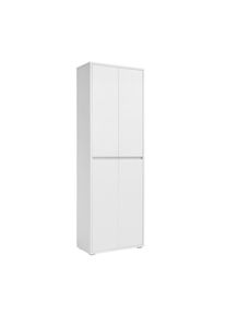 Xora Schuhschrank , Weiss , Holzwerkstoff , 10 F&auml;cher , 70x210x34 cm , Typenauswahl , Garderobe, Schuhaufbewahrung, Schuhschr&auml;nke