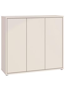 Xora Schuhschrank , Sandfarben , Kunststoff , 8 F&auml;cher , 109.2x99.1x34.9 cm , Typenauswahl, stehend , Garderobe, Schuhaufbewahrung, Schuhschr&auml;nke