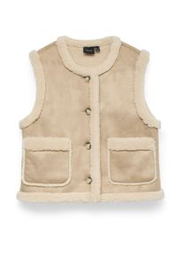 V&eacute;ro Moda Vero Moda Weste 'VMLINA' Damen Gr&ouml;&szlig;e M creme / greige