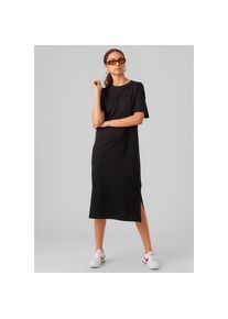 V&eacute;ro Moda Vero Moda, Unisex, Shirtkleid &raquo;VMMOLLY SS OVERSIZE CALF DRESS NOOS&laquo; Baumwolle, regular fit, schwarz, S, N-Gr, Sommerkleid aus reiner Baumwolle f&uuml;r ein