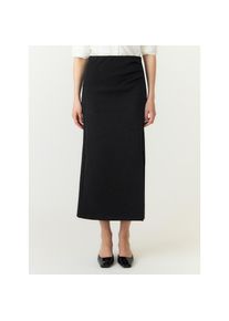 Y.A.S, Unisex, Maxirock &raquo;YASPINA HW LONG SKIRT NOOS&laquo; Baumwollmischung, high waist, schwarz, L, Maxirock von YAS