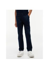 Tommy Hilfiger, Unisex, Chinohose Kinder bis 16 Jahre, schwarz night navy, 92, N-Gr, Hose von Tommy Hilfiger f&uuml;r Unisex