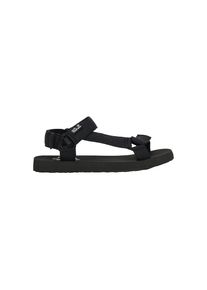 Jack Wolfskin, Unisex, Sandale &raquo;TAIGA SANDAL M&laquo; Sommerschuhe, Outdoorsandale, schwarz, 42, Stylische Sandale von Jack Wolfskin mit Klettverschl&uuml;sse