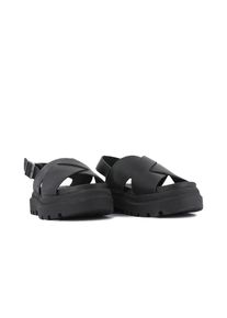 Palladium, Unisex, Sandale &raquo;PALLACRUISE CROSSED&laquo; Sommerschuh, Sandalette, Riemchensandale, schwarz, 39,5, Bequeme Sandale von Palladium mit 
