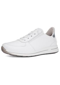 Ara, Unisex, Slip-On Sneaker &raquo;OSAKA&laquo; , Keilsneaker, Slipper mit Easy2Go-Einschlupf, H-Weite, wei&szlig;, silberfarben, 3,5 (36,5), Sneaker mit elastischem 