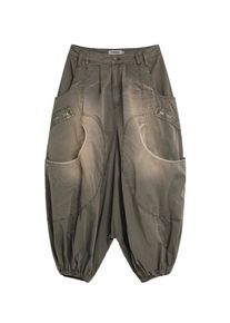 Desigual Haremshose Damen Gr&ouml;&szlig;e XL greige / khaki