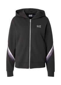 EA7 Emporio Armani Veste de surv&ecirc;tement 'Natural Ventus 7' Femme violet chin&eacute; / noir / blanc taille XL