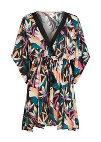 O'neill Strandkleid 'Essentials Tokeena' Damen Gr&ouml;&szlig;e 40 smaragd / hellorange / hellpink / schwarz