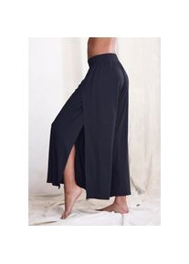 Lascana, Unisex, Lascana Haremshose mit &uuml;berlappenden Seitenn&auml;hten, schwarz, 32/34, N-Gr, Weite Haremshose mit &Uuml;berlappenden Seiten
