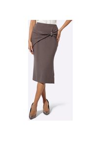 CR&Eacute;ATION L Creation L, Unisex, creation L Strickrock, dunkeltaupe, 42, mit Modal (TENCEL)