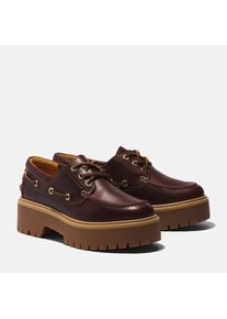 Timberland, Unisex, Bootsschuh &raquo;STONE STREET - BOAT SHOE&laquo; Bootsschuh aus Premium Leder, rootbeer, 39,5, Trendiger Bootsschuh von Timberland