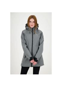 DEPROC Active, Unisex, DEPROC Active Softshellmantel &raquo;KEELE PEAK II WOMEN&laquo; auch in Grossen Gr&ouml;ssen erh&auml;ltlich, stahlgrau, 40/42 (M), Hoher 