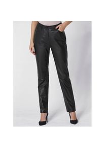 CREATION L PREMIUM, Unisex, CREATION L PREMIUM Lederhose, schwarz, 20, Kurzgr&ouml;ssen, reines Lammnappa-Leder