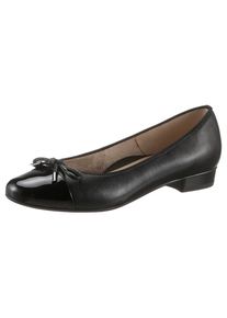 Ara, Unisex, Pumps &raquo;BARI&laquo; mit Lackspitze, schwarz, 6,5, Mit s&uuml;sser Schleife