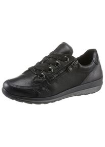 Ara, Unisex, Sneaker &raquo;OSAKA&laquo; Schaftrandpolsterung, G-Weite, Freizeitschuh, Halbschuh, Schn&uuml;rschuh, schwarz, anthrazit, 5 (38), Mit Schn&uuml;rung und 