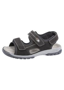 Waldl&auml;ufer Waldl&auml;ufer, Unisex, Riemchensandale &raquo;HARALD&laquo; , Sommerschuh, Klettschuh, Outdoorschuh, in komfortabler H-Weite, schwarz, 11 (46), Klassische Sandale 