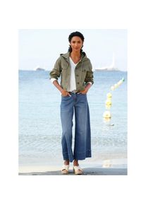 Heine, Unisex, Heine Jeansblazer &raquo;Jeans-Jacke&laquo;, khaki, 40, moderne und l&auml;ssige Jeans-Optik