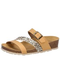 Lico, Unisex, Hausschuh &raquo;Pantolette Natural Glitter&laquo;, braun, 40, Moderne Pantolette Natural Glitter von Lico