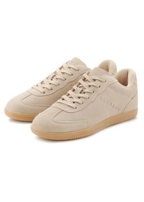 ELBSAND, Unisex, Sneaker &raquo;Freizeitschuh, Ledersneaker, Schn&uuml;rschuh&laquo; Retro Sneaker, Lederschuh, Schn&uuml;rhalbschuh aus Leder Unisex, beige, 44, Modischer 