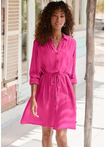 Lascana Witt Damen Strandkleid, pink, Gr&ouml;&szlig;e 38, 100% Viskose