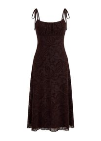 Trendyol Kleid Damen Gr&ouml;&szlig;e 36 dunkelbraun Sommerkleid