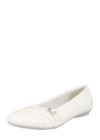 s.Oliver Ballerina Damen Gr&ouml;&szlig;e 38 wei&szlig; Sommerschuhe