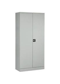 Sch&auml;fer Shop Stahlschrank, Zylinderschloss, B 916 x T 422 x H 1950 mm, lichtgrau RAL 7035